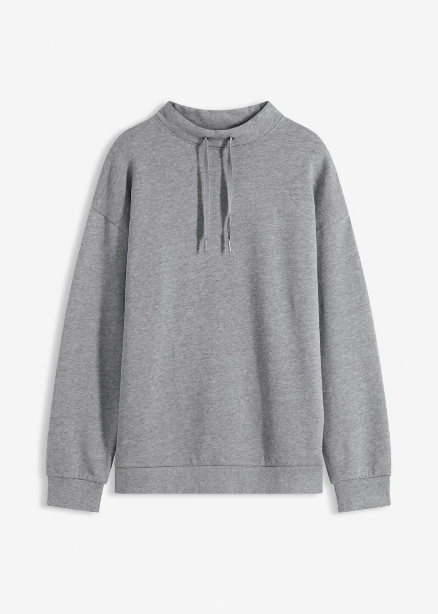 bonprix bonprix Sudadera de algodón orgánico puro gris jaspeado moteado Clearance