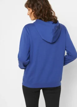 bonprix bonprix Sudadera de felpa suave azul medianoche. Online