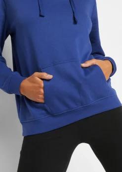 bonprix bonprix Sudadera de felpa suave azul medianoche. Online