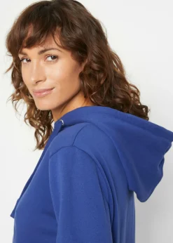 bonprix bonprix Sudadera de felpa suave azul medianoche. Online