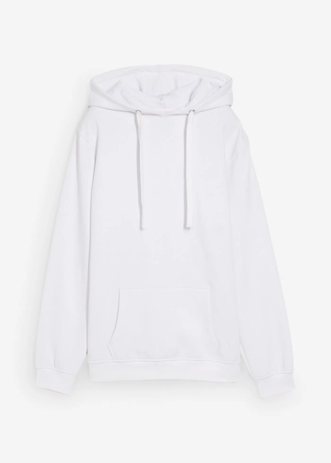 bonprix bonprix Sudadera de felpa suave Blanco Clearance
