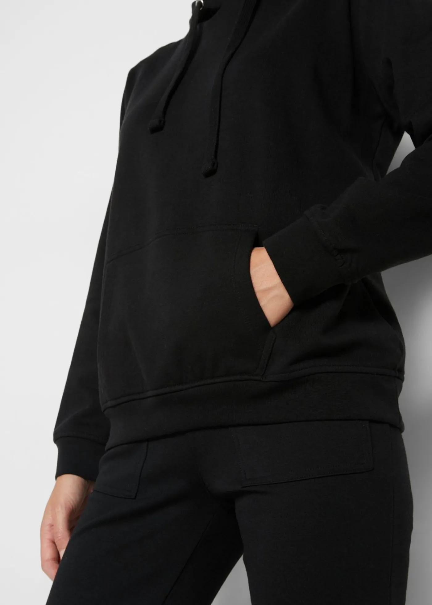 bonprix bonprix Sudadera de felpa suave Negro