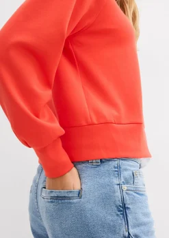 bonprix bonprix Sudadera de neopreno suave fresa Online