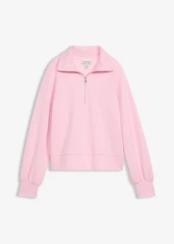 bonprix bonprix Sudadera de neopreno suave rosa cristal Online