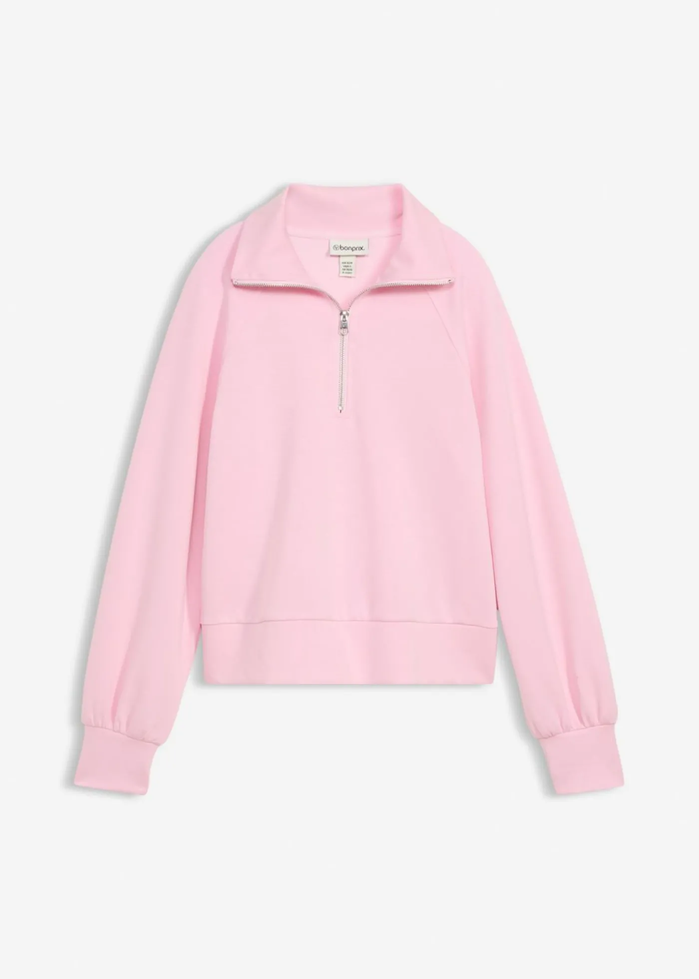 bonprix bonprix Sudadera de neopreno suave rosa cristal Online