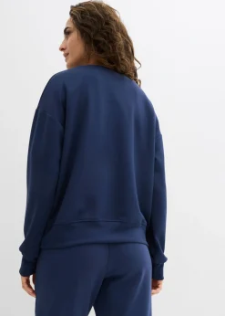 bonprix bonprix Sudadera de neopreno suave Azul marino New