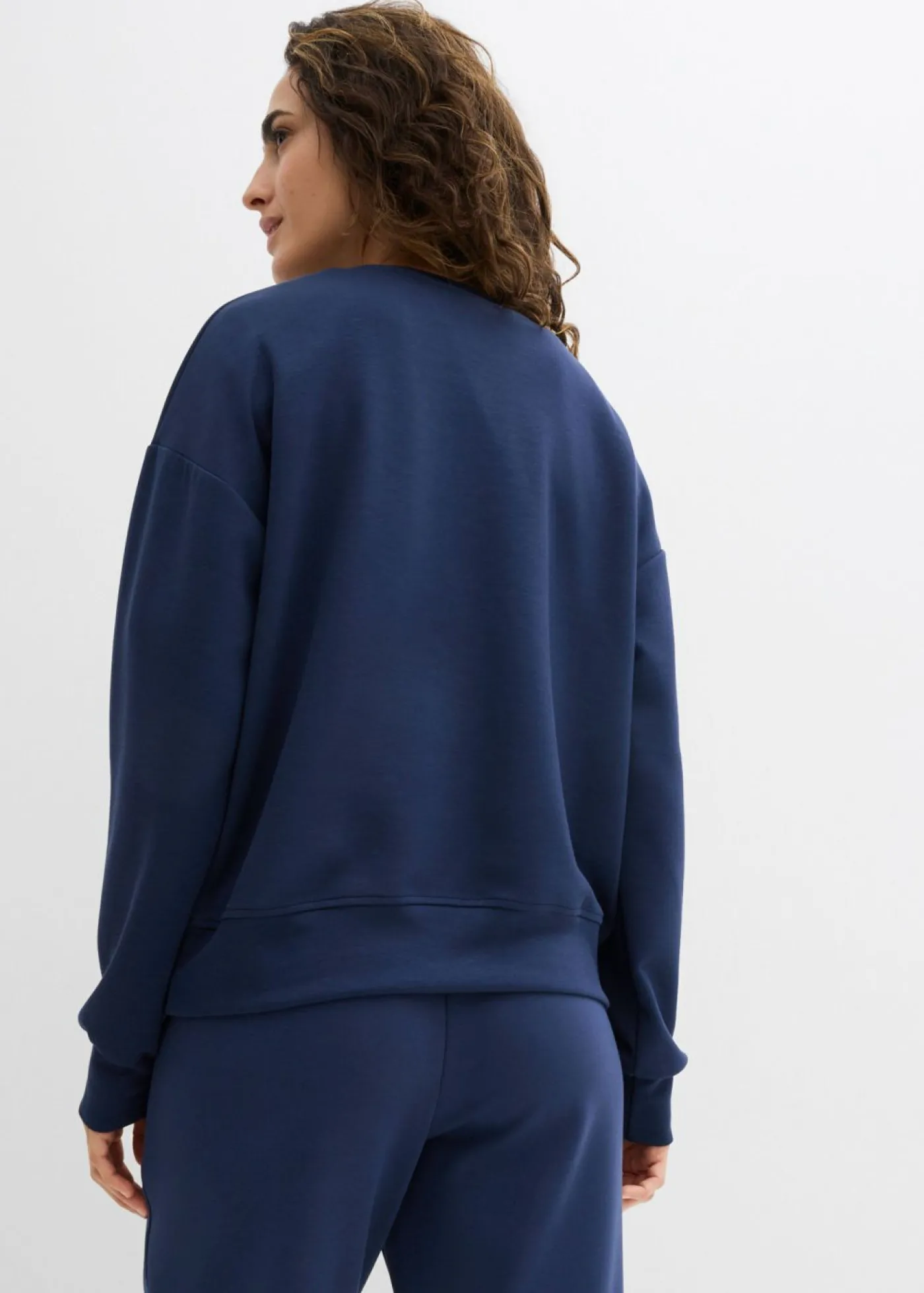bonprix bonprix Sudadera de neopreno suave Azul marino New