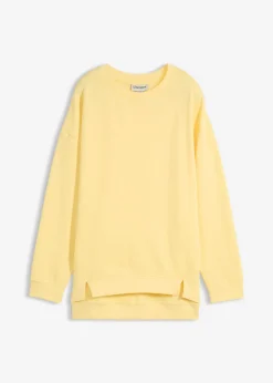 bonprix bonprix Sudadera holgada Amarillo claro Clearance