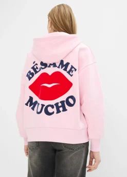 bonprix bonprix Sudadera holgada rosa cristal Sale