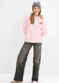 bonprix bonprix Sudadera holgada rosa cristal Sale