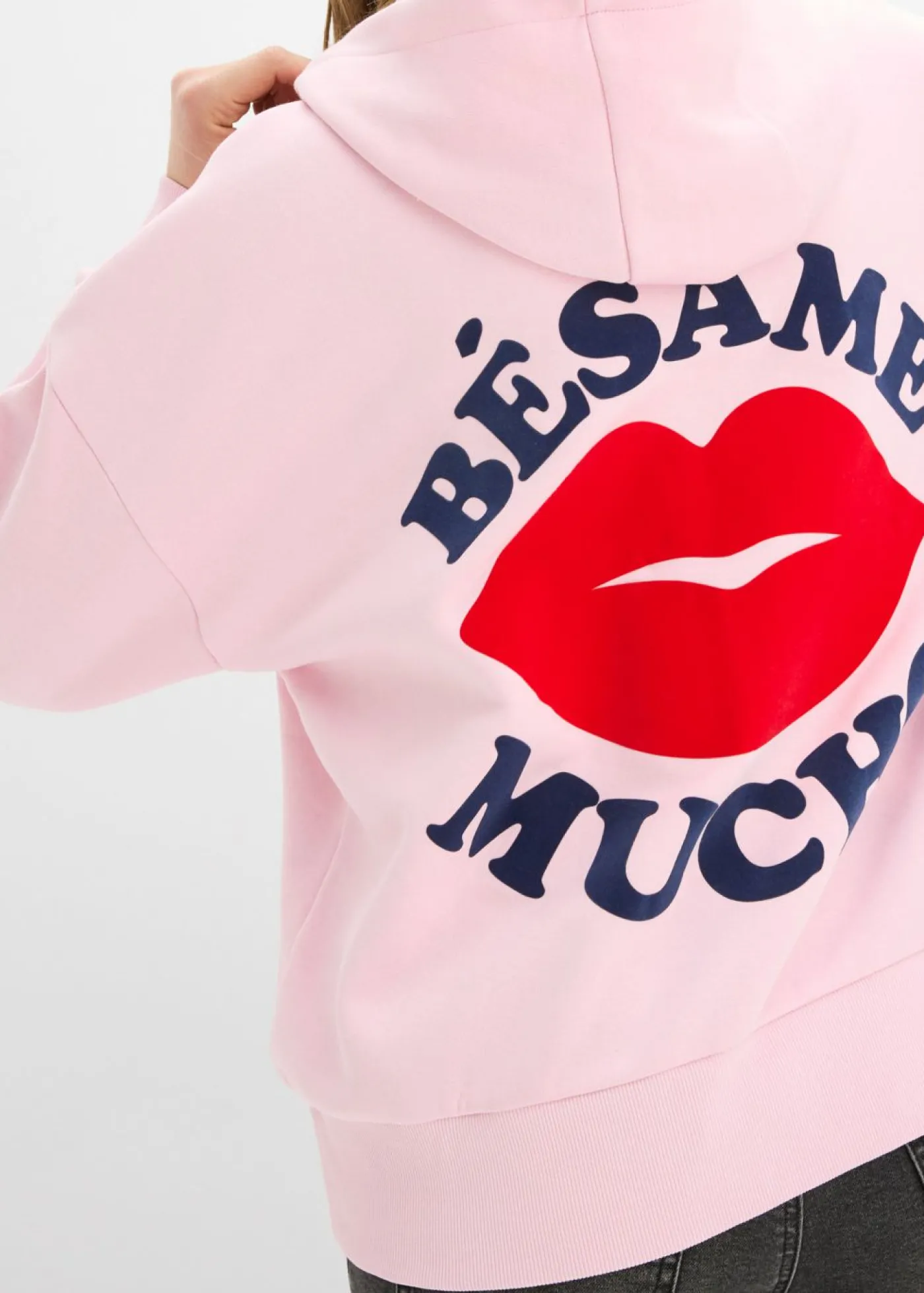 bonprix bonprix Sudadera holgada rosa cristal Sale