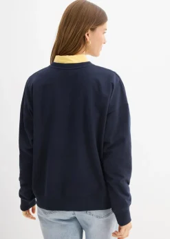 bonprix bonprix Sudadera holgada Azul marino Hot