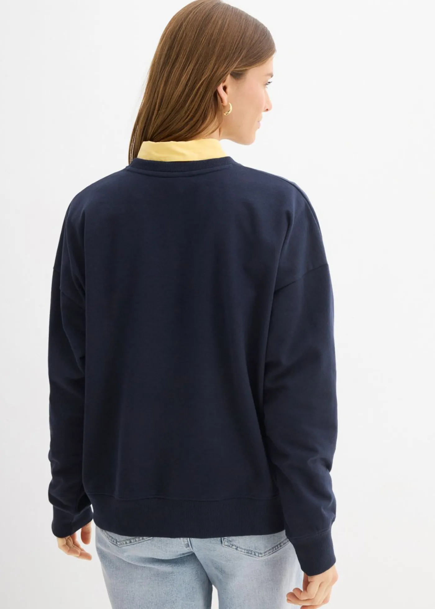 bonprix bonprix Sudadera holgada Azul marino Hot
