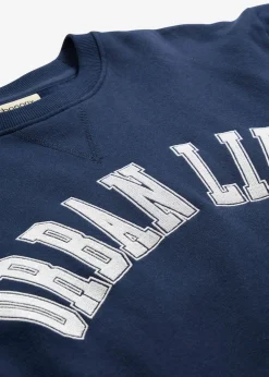 bonprix bonprix Sudadera holgada de algodón puro Azul marino