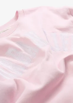 bonprix bonprix Sudadera holgada de algodón puro rosa cristal New