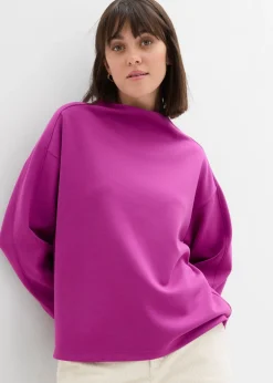 bonprix bonprix Sudadera holgada de neopreno suave Fucsia oscuro Best