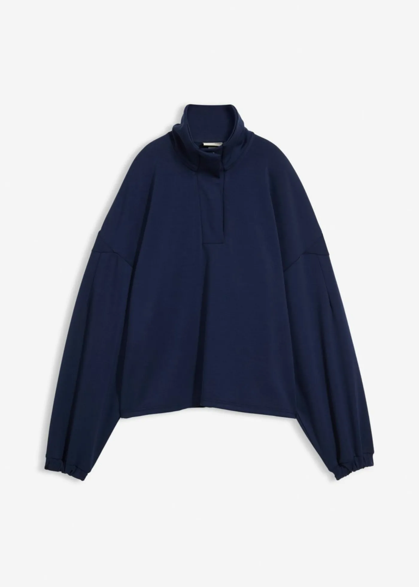 bonprix bonprix Sudadera holgada de neopreno Azul marino Outlet