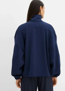 bonprix bonprix Sudadera holgada de neopreno Azul marino Outlet