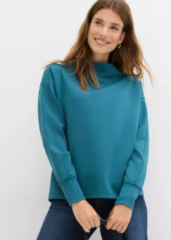 bonprix bonprix Sudadera holgada de neopreno suave verde pimiento Outlet