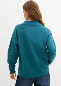 bonprix bonprix Sudadera holgada de neopreno suave verde pimiento Outlet