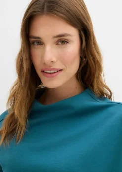 bonprix bonprix Sudadera holgada de neopreno suave verde pimiento Outlet
