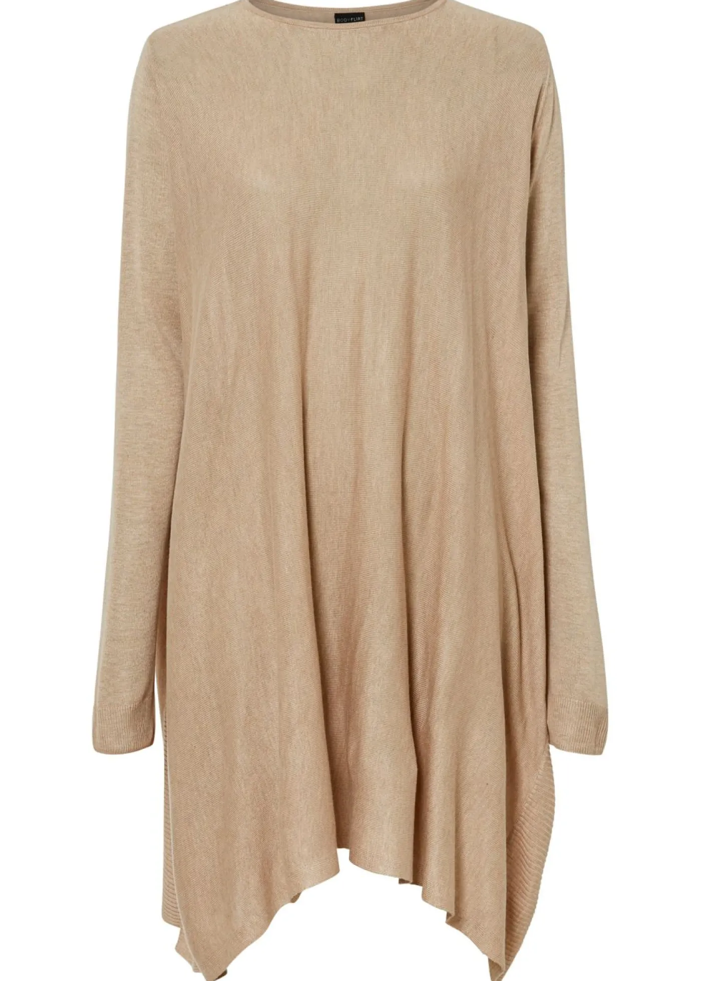 bonprix bonprix Sudadera larga beige pardo moteado New