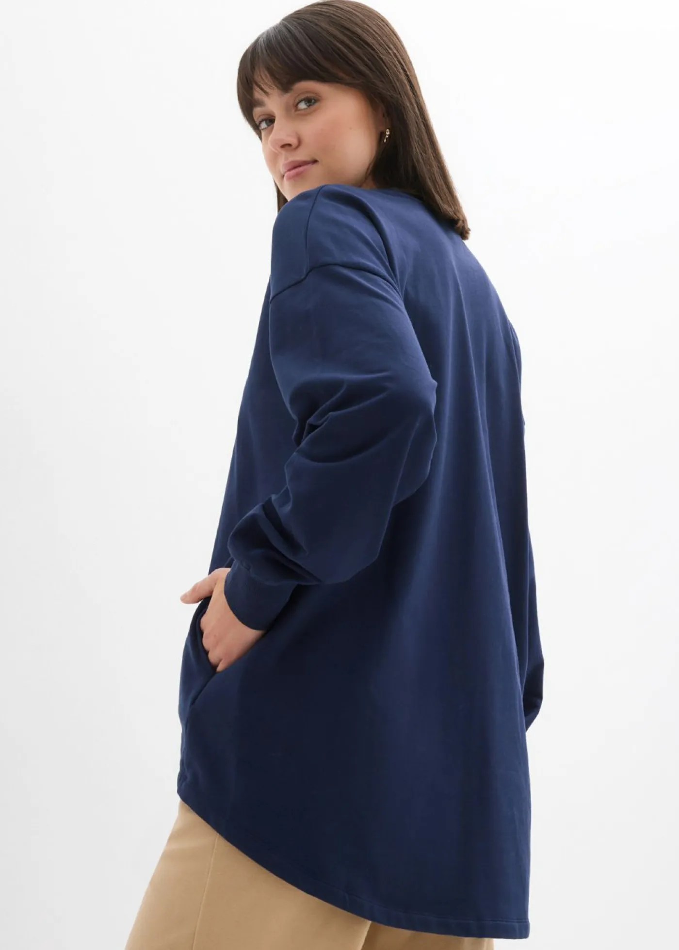 bonprix bonprix Sudadera oversize Azul marino Outlet