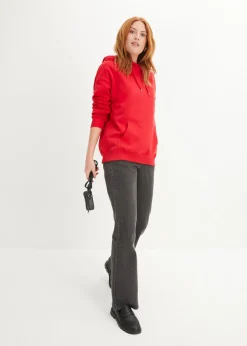 bonprix bonprix Sudadera oversize con capucha Rojo Hot