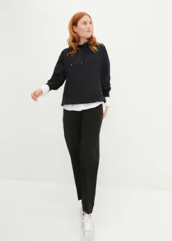 bonprix bonprix Sudadera oversize con capucha Negro