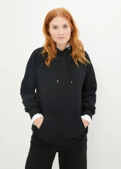 bonprix bonprix Sudadera oversize con capucha Negro