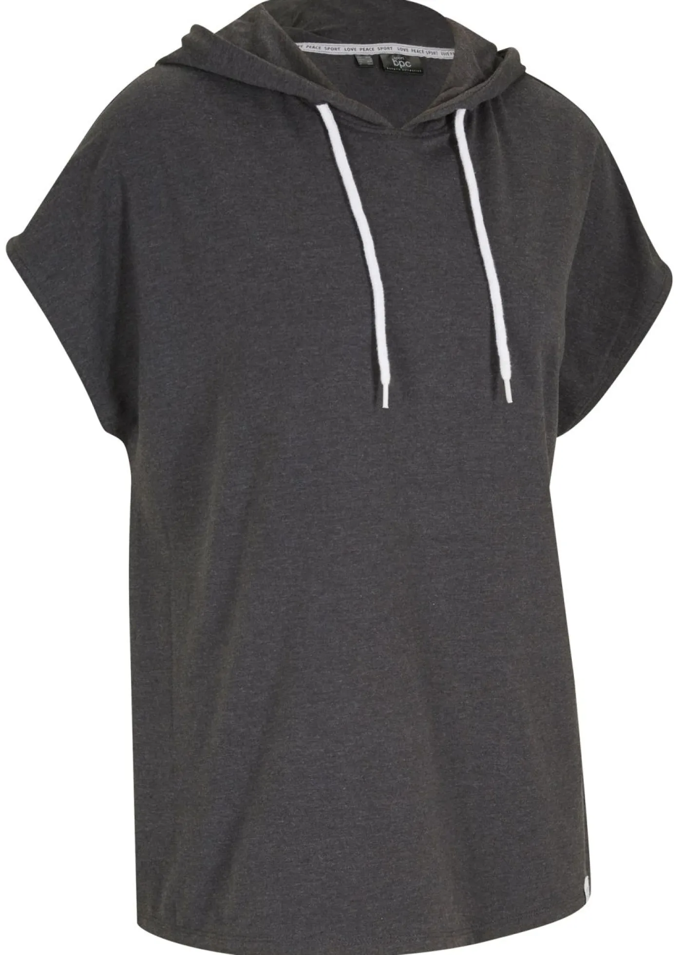 bonprix bonprix Sudadera oversize con capucha Antracita jaspeado Online