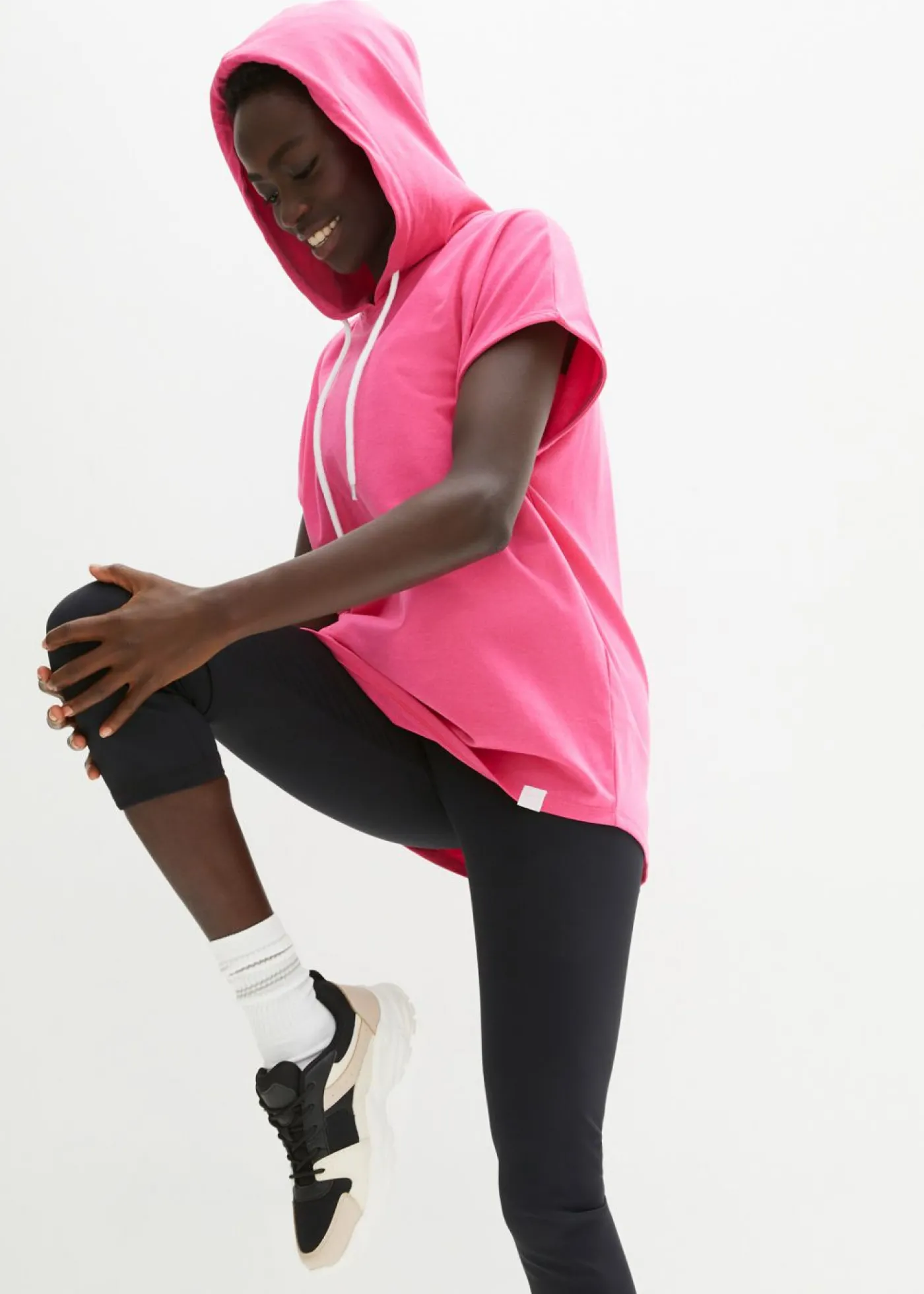 bonprix bonprix Sudadera oversize con capucha Pink lady Best