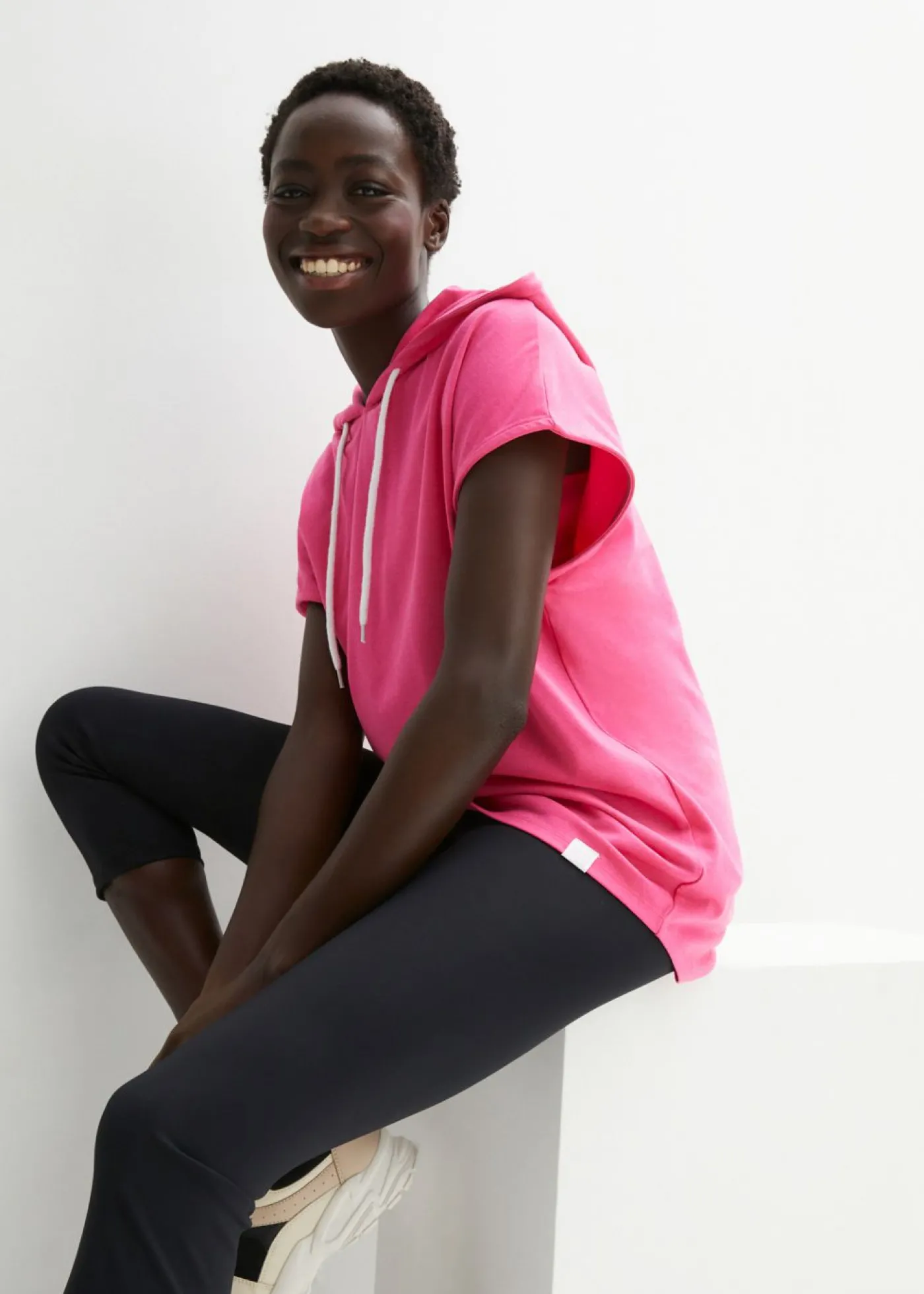 bonprix bonprix Sudadera oversize con capucha Pink lady Best