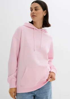 bonprix bonprix Sudadera oversize con capucha rosa cristal Discount