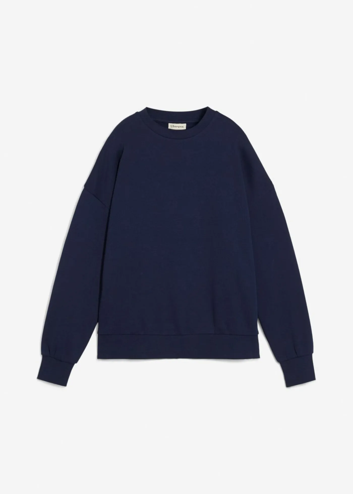 bonprix bonprix Sudadera oversize de algodón orgánico Azul marino Clearance