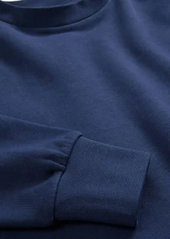 bonprix bonprix Sudadera oversize de algodón orgánico Azul marino Clearance