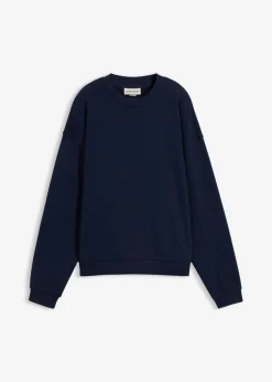 bonprix bonprix Sudadera oversize de algodón orgánico Azul marino Best