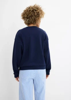 bonprix bonprix Sudadera oversize de algodón orgánico Azul marino Best