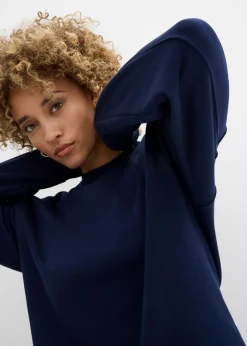 bonprix bonprix Sudadera oversize de algodón orgánico Azul marino Best