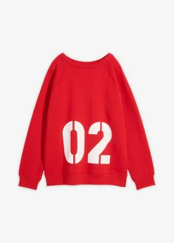 bonprix bonprix Sudadera oversize de algodón orgánico fresa/blanco Hot