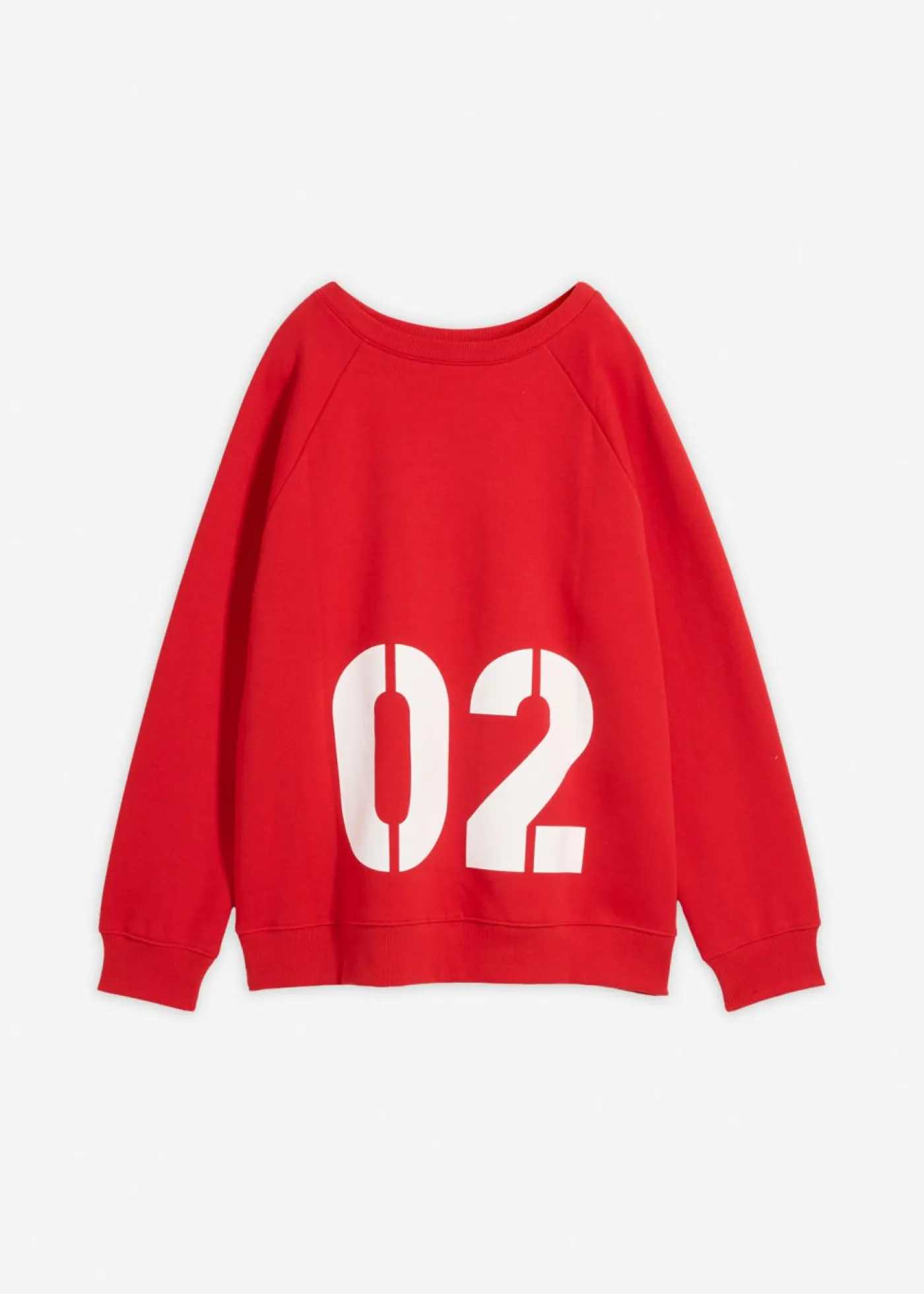 bonprix bonprix Sudadera oversize de algodón orgánico fresa/blanco Hot