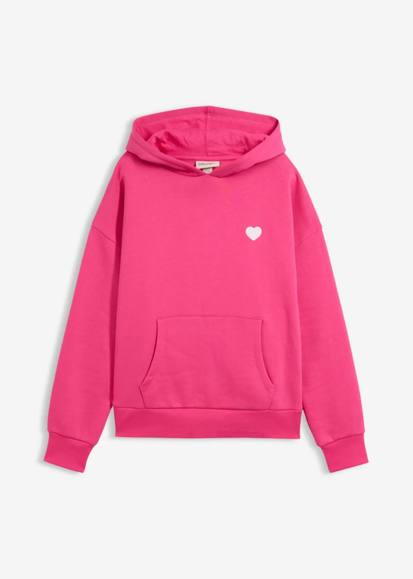 bonprix bonprix Sudadera oversize de mezcla de algodón suave con capucha Pink lady estampado Best