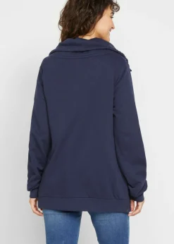 bonprix bonprix Sudadera premamá y chaqueta de porteo 3 en 1 Azul oscuro Clearance