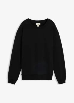 bonprix bonprix Sudadera premamá/de lactancia 2 en 1 de algodón orgánico puro Negro New