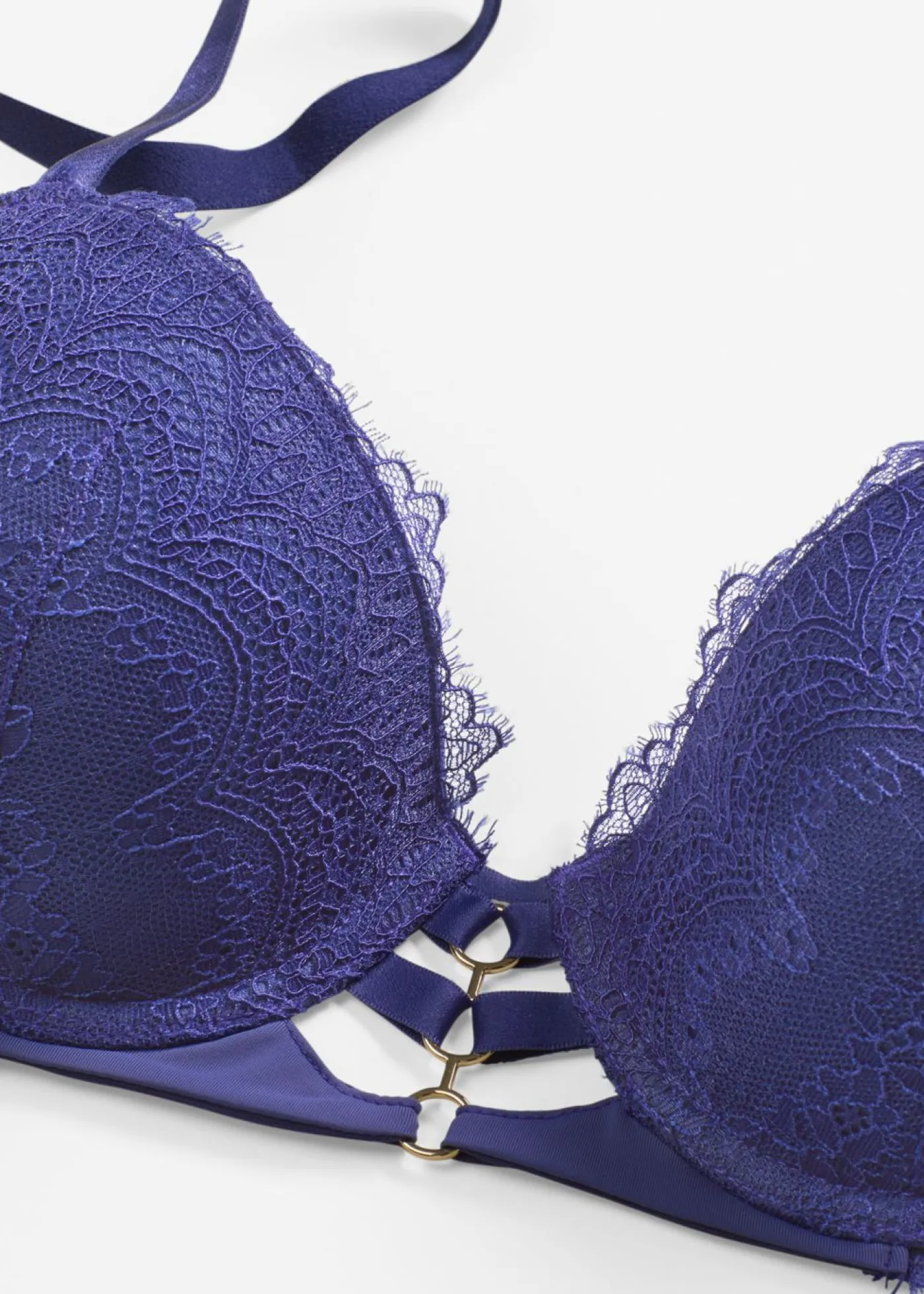 bonprix bonprix Sujetador con detalles decorativos azul pacífico oscuro Best