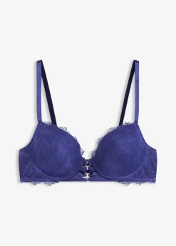 bonprix bonprix Sujetador con detalles decorativos azul pacífico oscuro