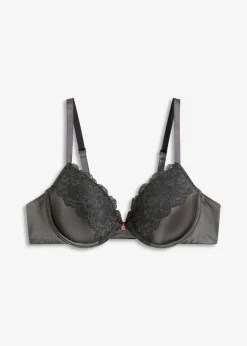bonprix bonprix Sujetador con efecto brillante pizarra Outlet