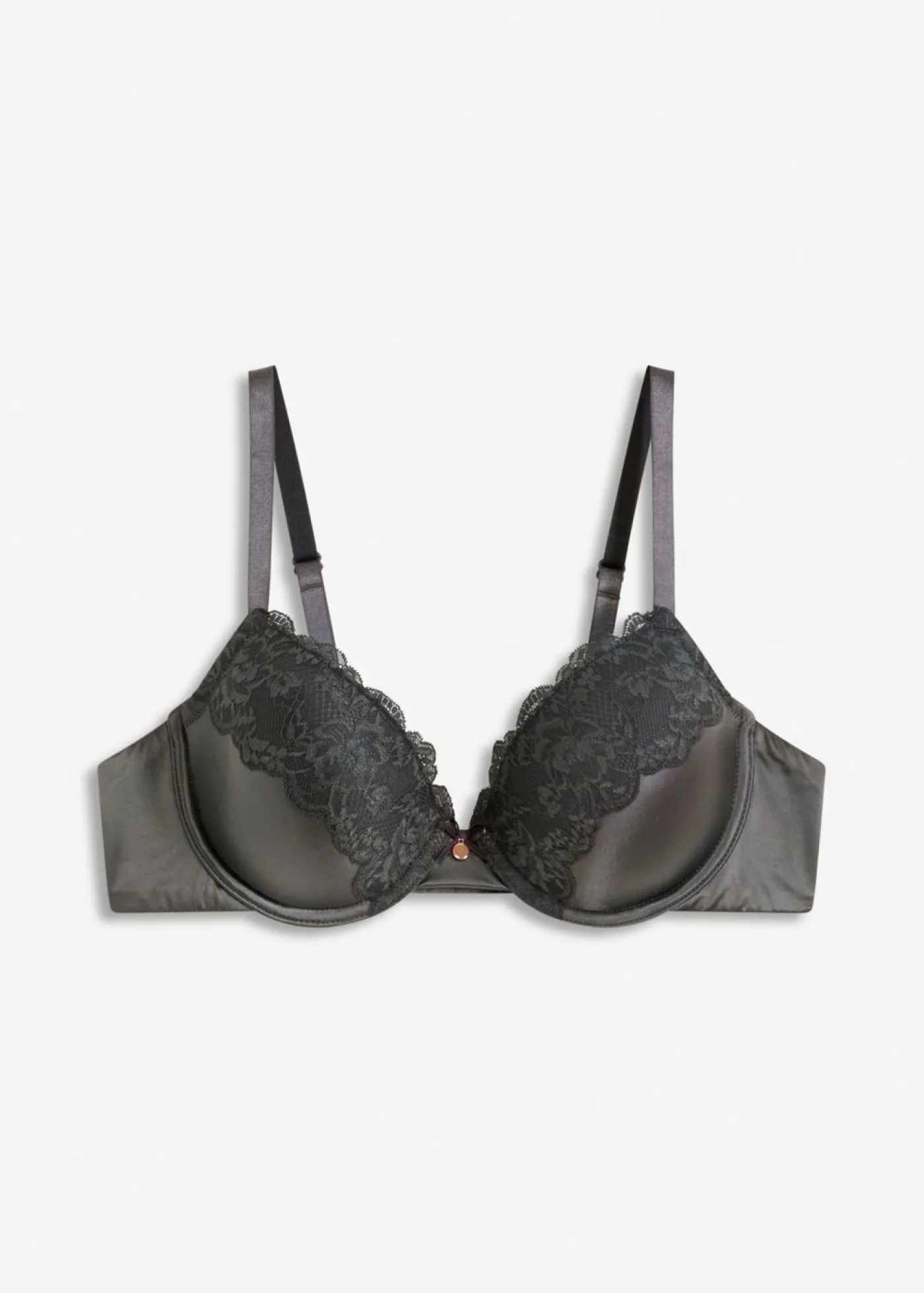 bonprix bonprix Sujetador con efecto brillante pizarra Outlet