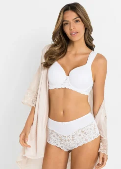 bonprix bonprix Sujetador con tirantes acolchados Blanco Sale