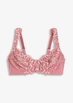 bonprix bonprix Sujetador con tirantes acolchados sorbete de frutos rojos/blanco lana Online
